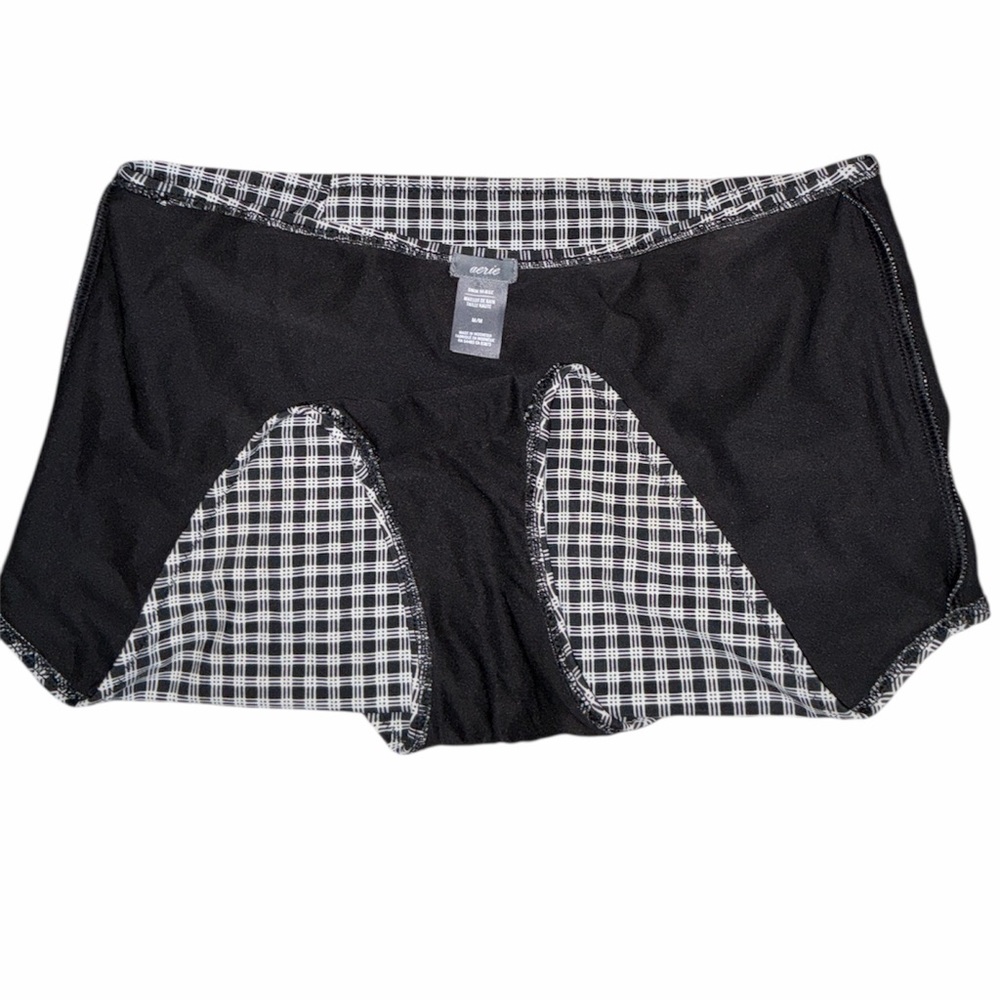 Kenneth Cole Luxe Bikini With Aerie Gingham Check Bottom, Size Med - Picture 8 of 8